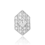 Lab Diamonds Pendant Hexagonal PT900