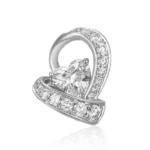 Lab Grown Diamond Heart Pendant​ Twist