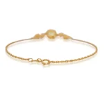 Lab Grown Yellow Diamond Bracelet Halo 2