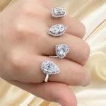 Multi Band Ring Lab Diamond Mixed Cut 3