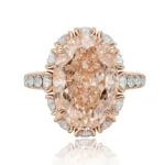 Oval Lab Grown Diamond Engagement Ring