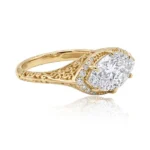 Vintage Marquise Lab Grown Diamond Ring thumbnail