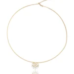 Wire Collar Necklace Oriental Cloud Pendant 2
